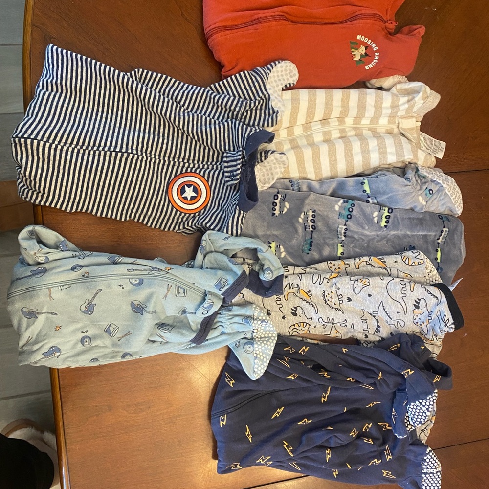 Baby Onesie Bundle with Various Patterns